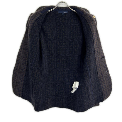 LARDINI Lardini Brown Jacquard Knit Jacket Jacket
