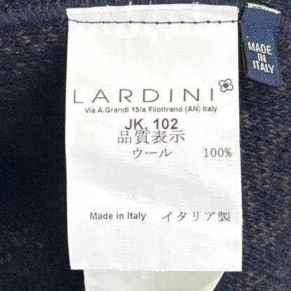 LARDINI Lardini Brown Jacquard Knit Jacket Jacket