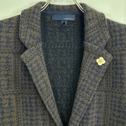 LARDINI Lardini Brown Jacquard Knit Jacket Jacket