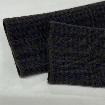 LARDINI Lardini Brown Jacquard Knit Jacket Jacket