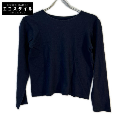 JURGEN LEHL Jurgen Lehl navy wool long-sleeve T-shirt top