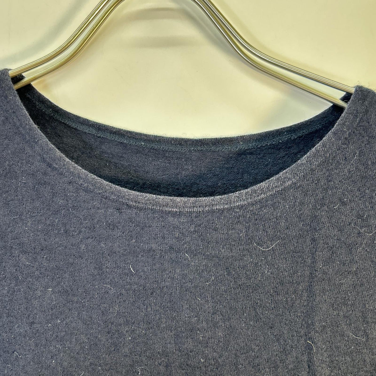 JURGEN LEHL Jurgen Lehl navy wool long-sleeve T-shirt top