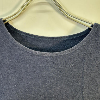 JURGEN LEHL Jurgen Lehl navy wool long-sleeve T-shirt top