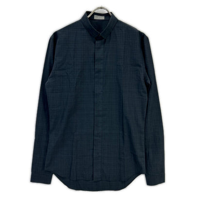 Dior HOMME 迪奥 Homme 163c506a2274 灰色 阴影格纹 长袖衬衫 上衣