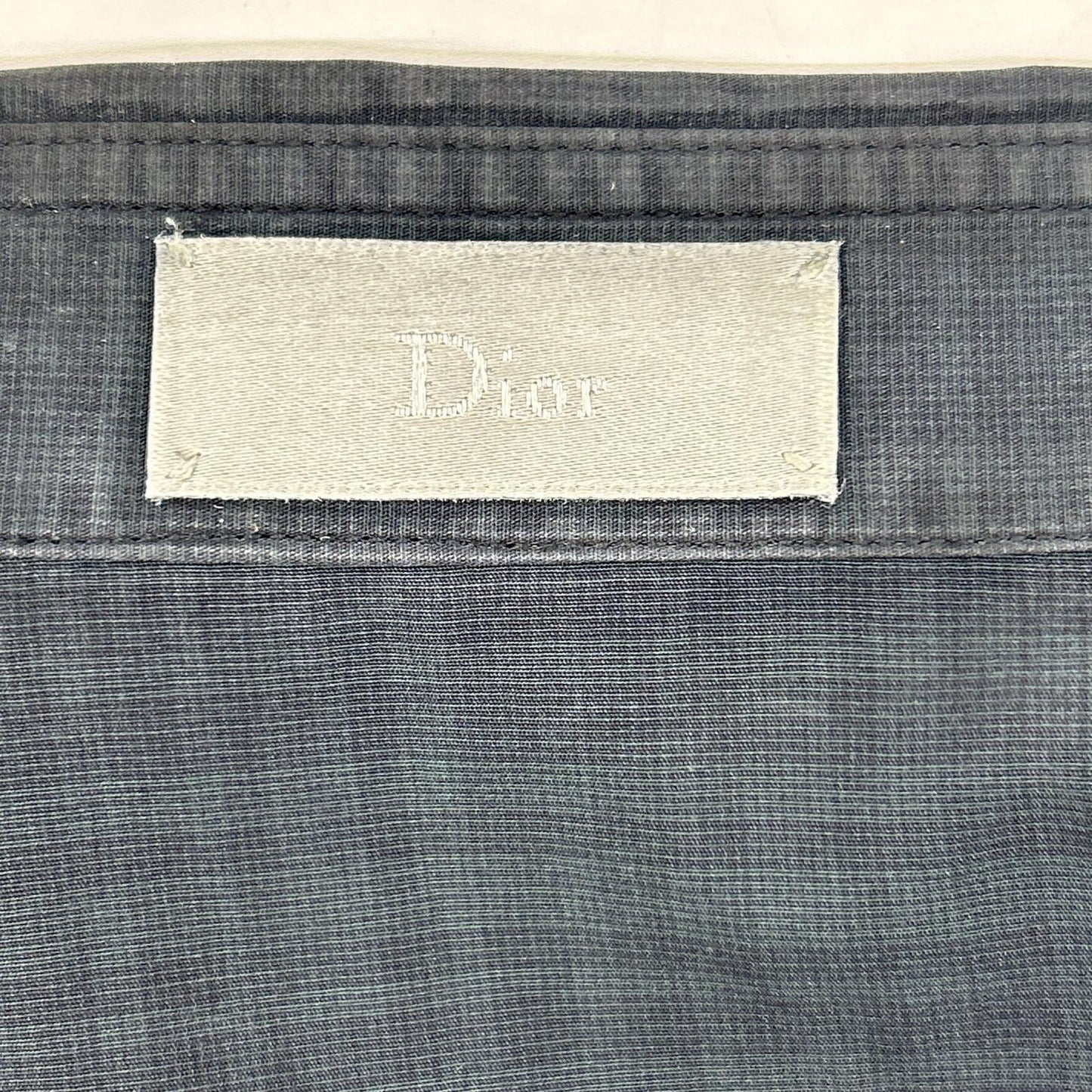 Dior HOMME 迪奥 Homme 163c506a2274 灰色 阴影格纹 长袖衬衫 上衣