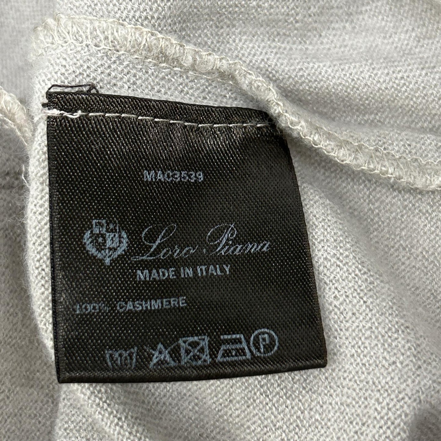 Loro Piana ロロピアーナ FAE8270 カシミヤ クルーネック 長袖 ニット セーター トップス トップス