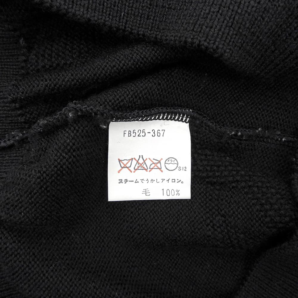 Burberry's バーバリーズ 総柄 ロゴ セーター ニット トップス メンズ ブラック M トップス