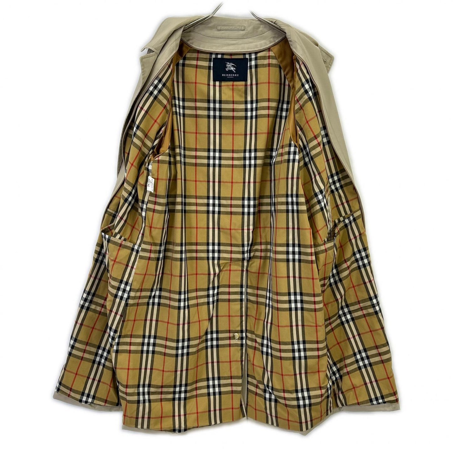 Burberry LONDON バーバリーロンドン コットン ノヴァチェック ステンカラーコート コート