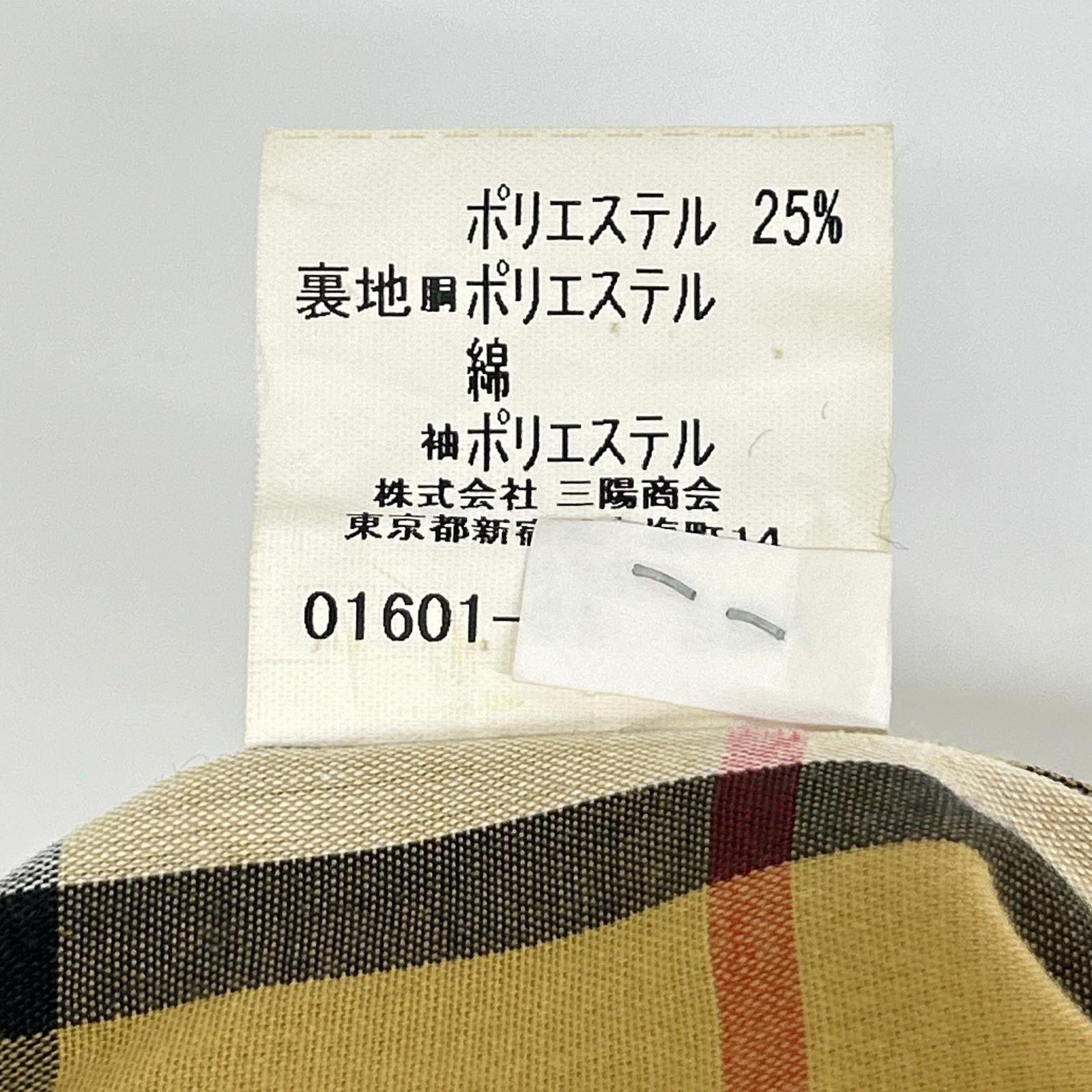 Burberry LONDON バーバリーロンドン コットン ノヴァチェック ステンカラーコート コート