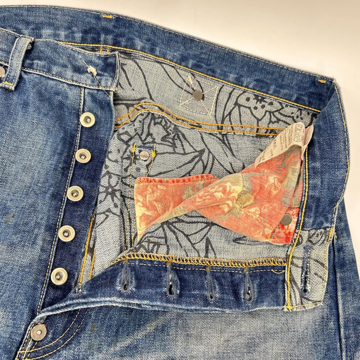LEVI'S リーバイス 44501 インディゴ レザーシンチバック 大戦モデル S501 ボトムス
