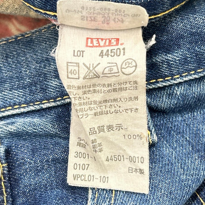 LEVI'S リーバイス 44501 インディゴ レザーシンチバック 大戦モデル S501 ボトムス