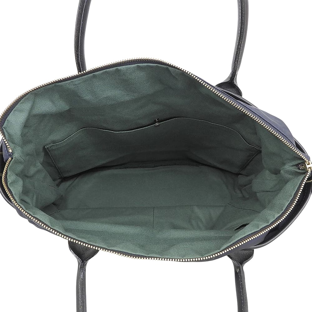 Felisi フェリージ 美品 ナイロン×レザー トートバッグ メンズ ネイビー 20ー19 トートバッグ