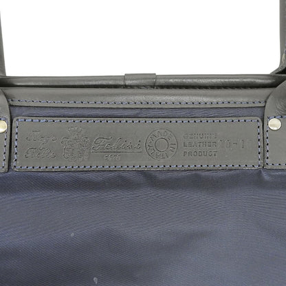 Felisi フェリージ 美品 ナイロン×レザー トートバッグ メンズ ネイビー 20ー19 トートバッグ