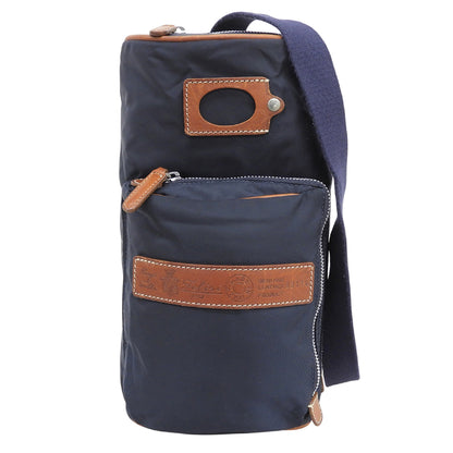 Felisi フェリージ 美品 ナイロン×レザー ショルダーバッグ ボディバッグ メンズ ネイビー 99114 ボディバッグ