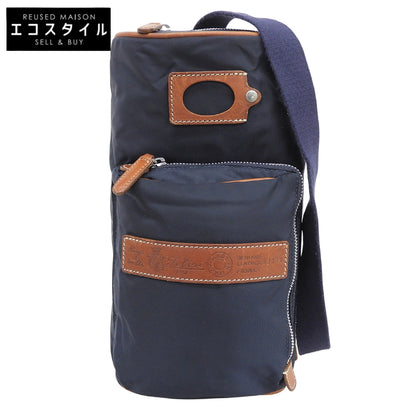 Felisi フェリージ 美品 ナイロン×レザー ショルダーバッグ ボディバッグ メンズ ネイビー 99114 ボディバッグ