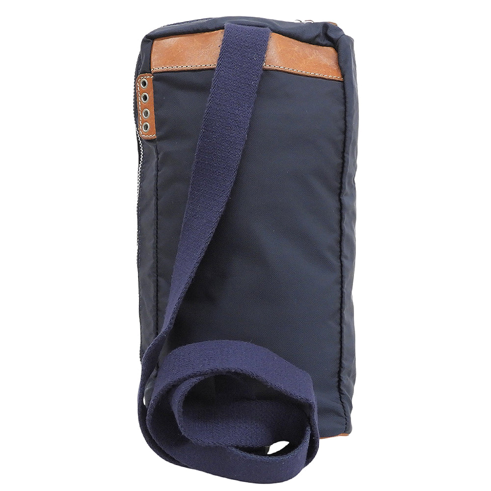 Felisi フェリージ 美品 ナイロン×レザー ショルダーバッグ ボディバッグ メンズ ネイビー 99114 ボディバッグ