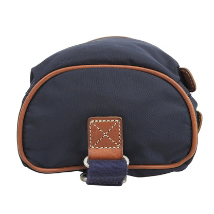 Felisi フェリージ 美品 ナイロン×レザー ショルダーバッグ ボディバッグ メンズ ネイビー 99114 ボディバッグ