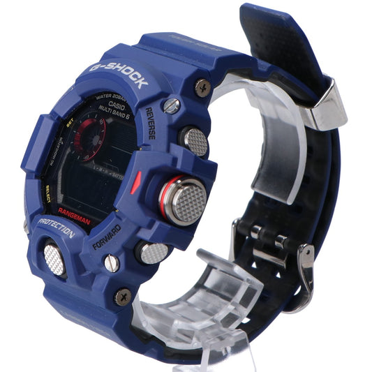 【美品】GW-9400NVJ-2JF RANGEMAN 登山系列 太阳能电波表 模拟数字腕表 - 男士