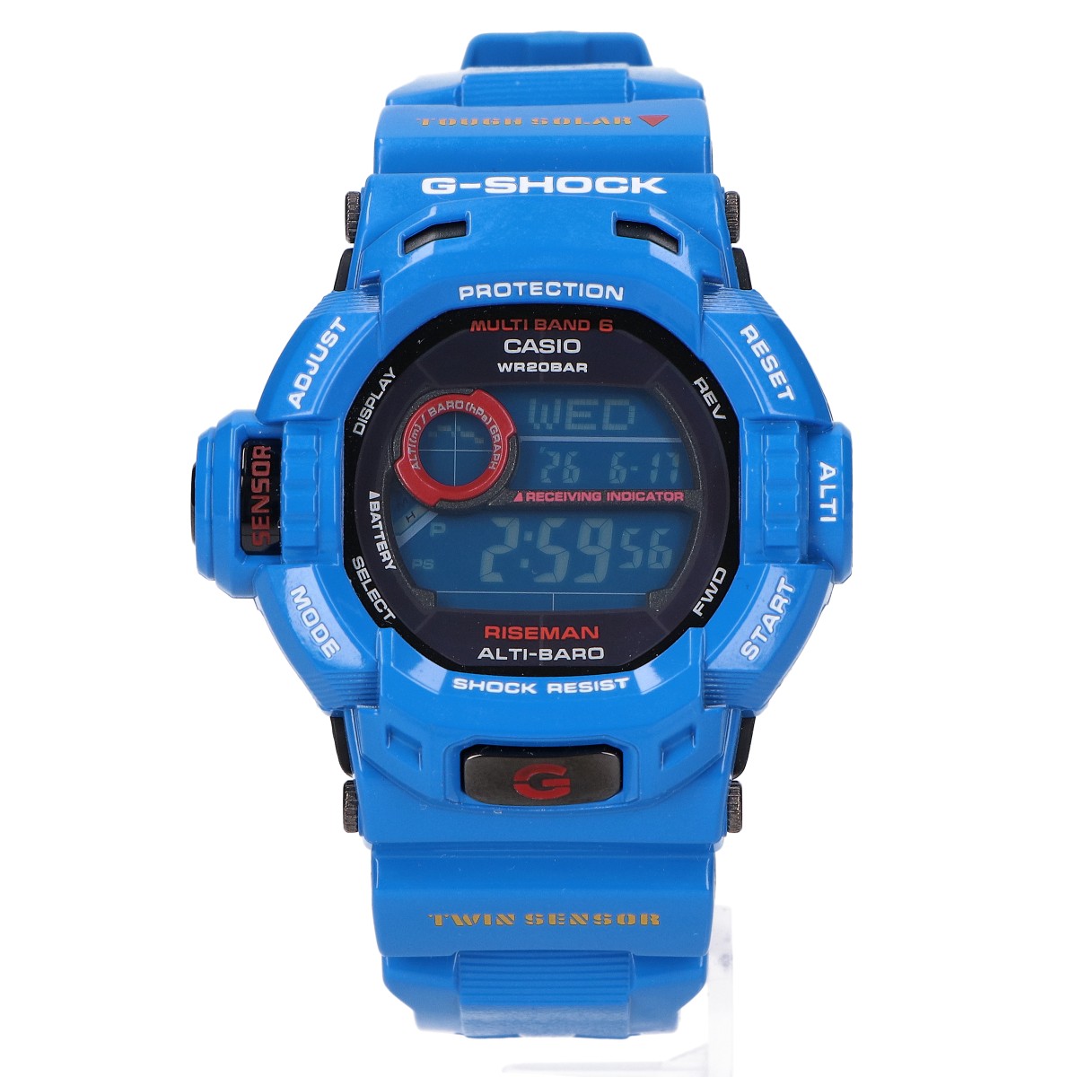 G-SHOCK ジーショック 【美品】GW-9200BLJ-2JF RISEMAN ライズマン タフソーラー 電波 デジタル 腕時計