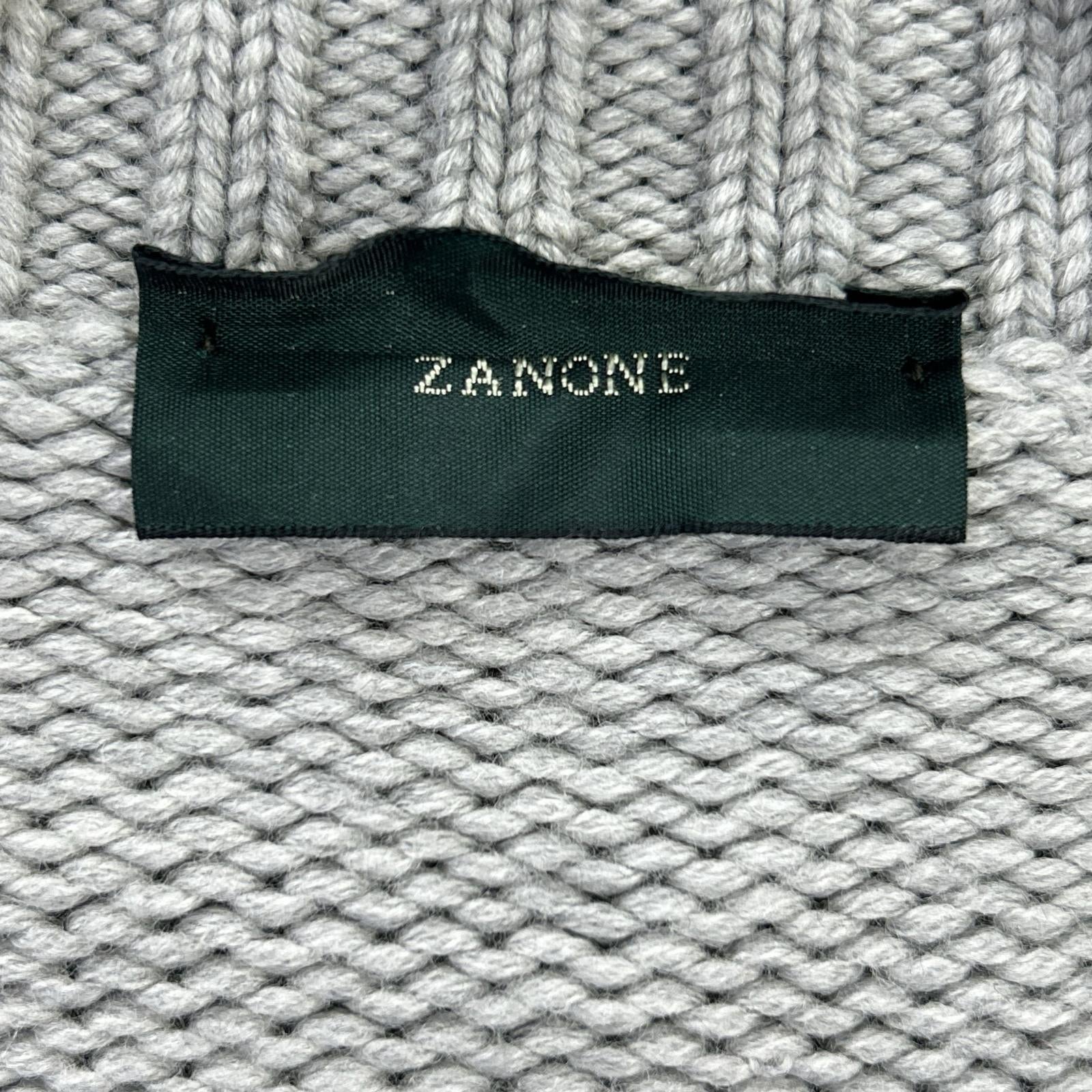 ZANONE 赞诺内 灰色 羊毛 开衫 上衣