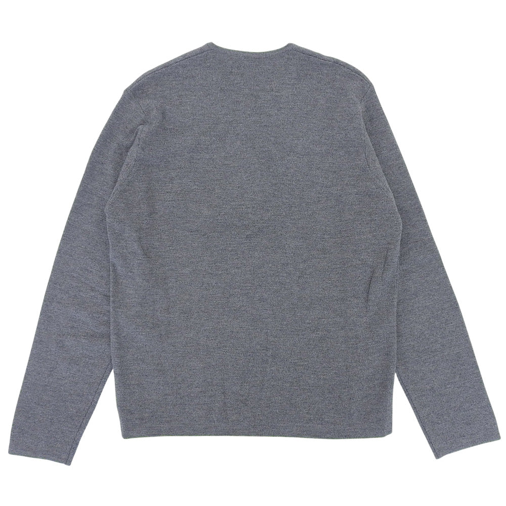 ZANONE ザノーネ 美品 ウール Vネック ニット トップス メンズ グレー