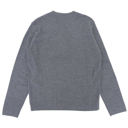 ZANONE ザノーネ 美品 ウール Vネック ニット トップス メンズ グレー 46 トップス
