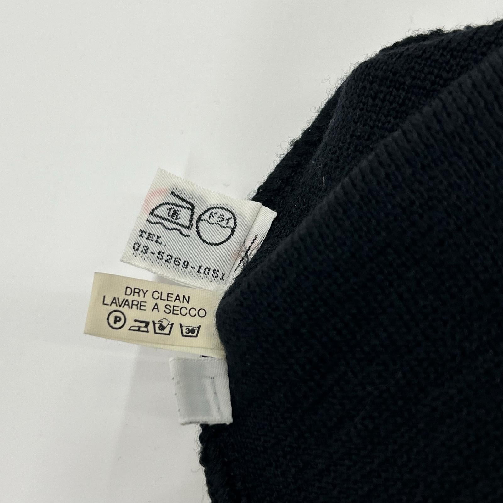 ZANONE 扎诺内 黑色 羊毛 开衫 上衣