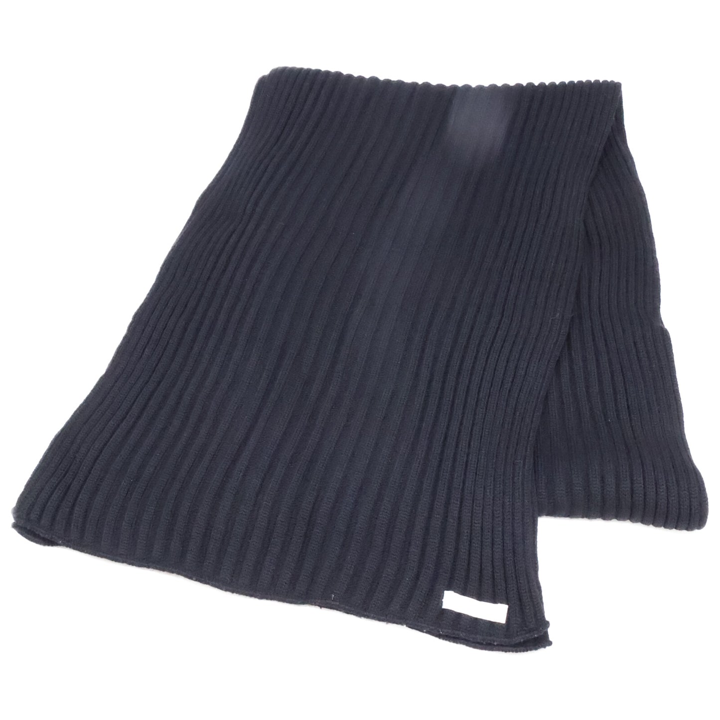 Loro Piana Wool Rib Knit Scarf