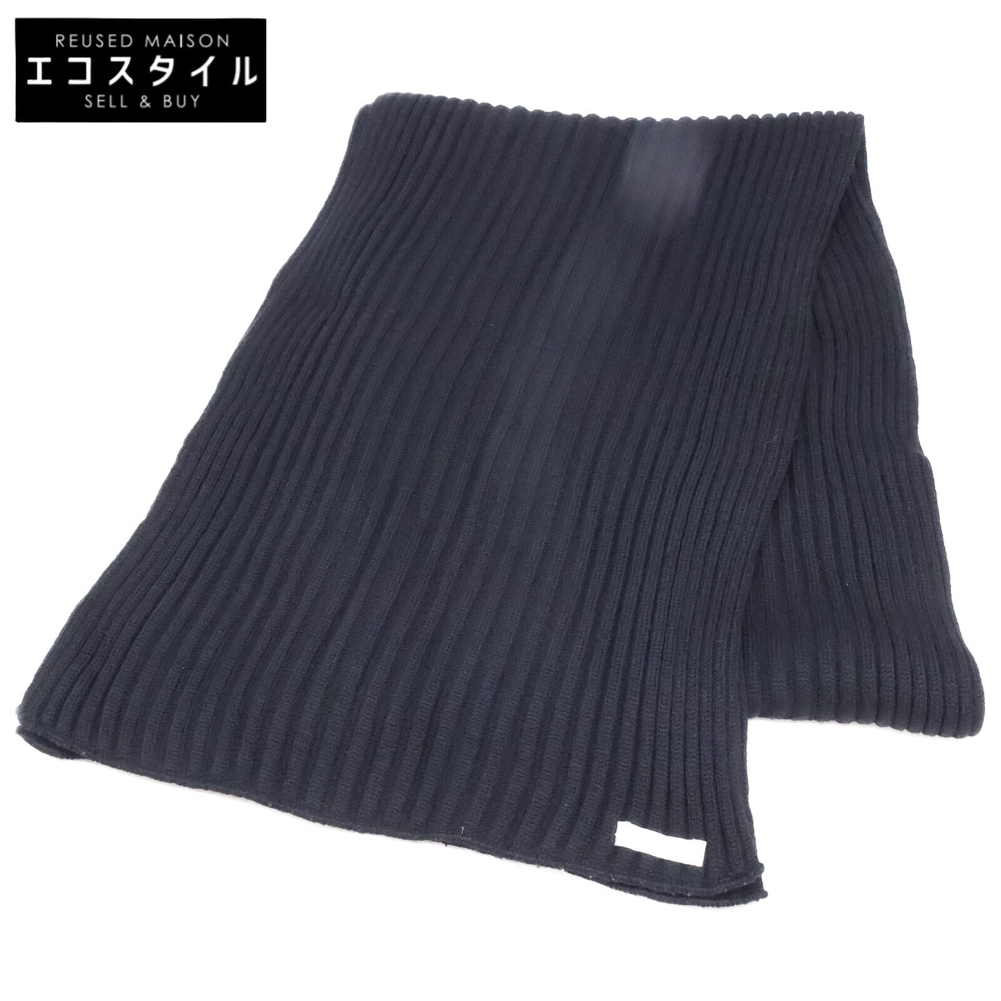 Loro Piana 诺悠翩雅 羊毛罗纹针织围巾