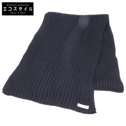 Loro Piana Wool Rib Knit Scarf