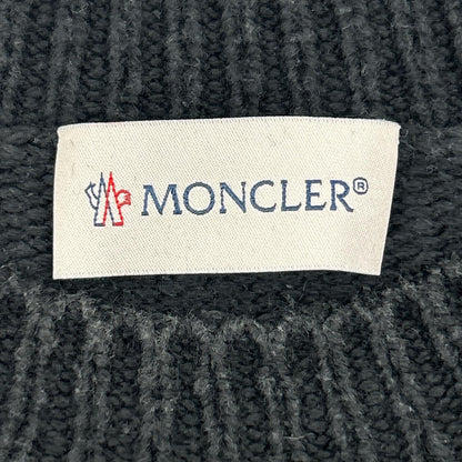 MONCLER モンクレール 21年製 girocollo tricot コットン ロゴパッチ ニット トップス