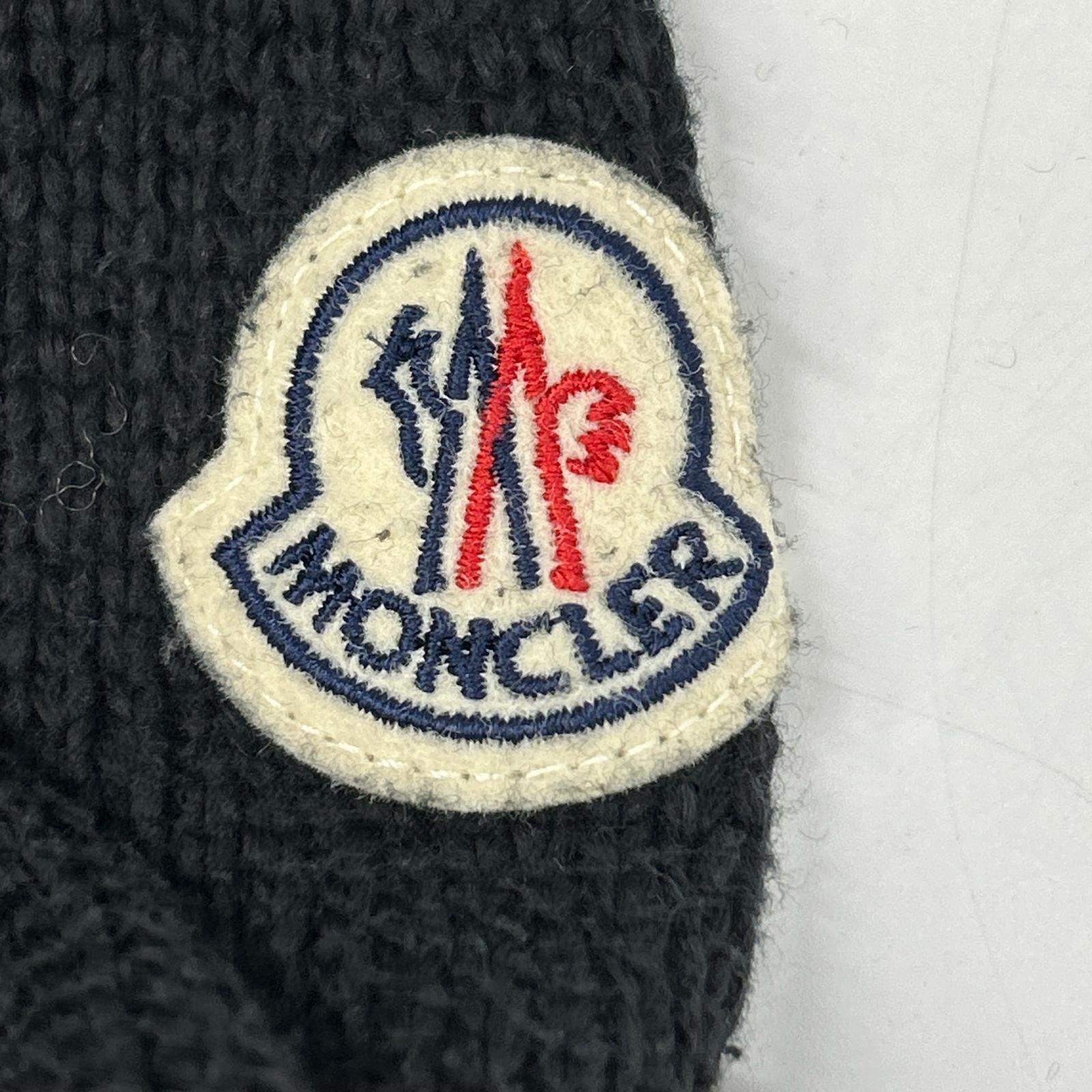 MONCLER モンクレール 21年製 girocollo tricot コットン ロゴパッチ ニット トップス
