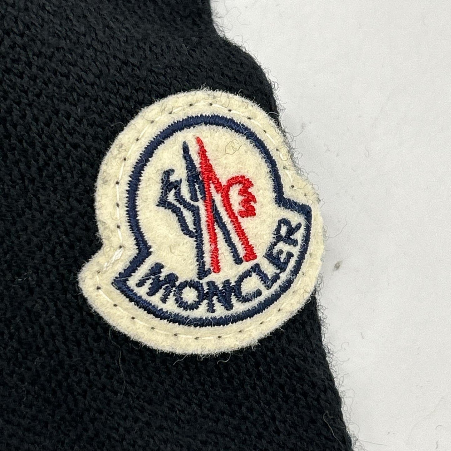 22製 COLLC ALTO TRICOT ﾛｺﾞ ｳｰﾙ ﾌﾞﾗｯｸ ﾆｯﾄ トップス L メンズ