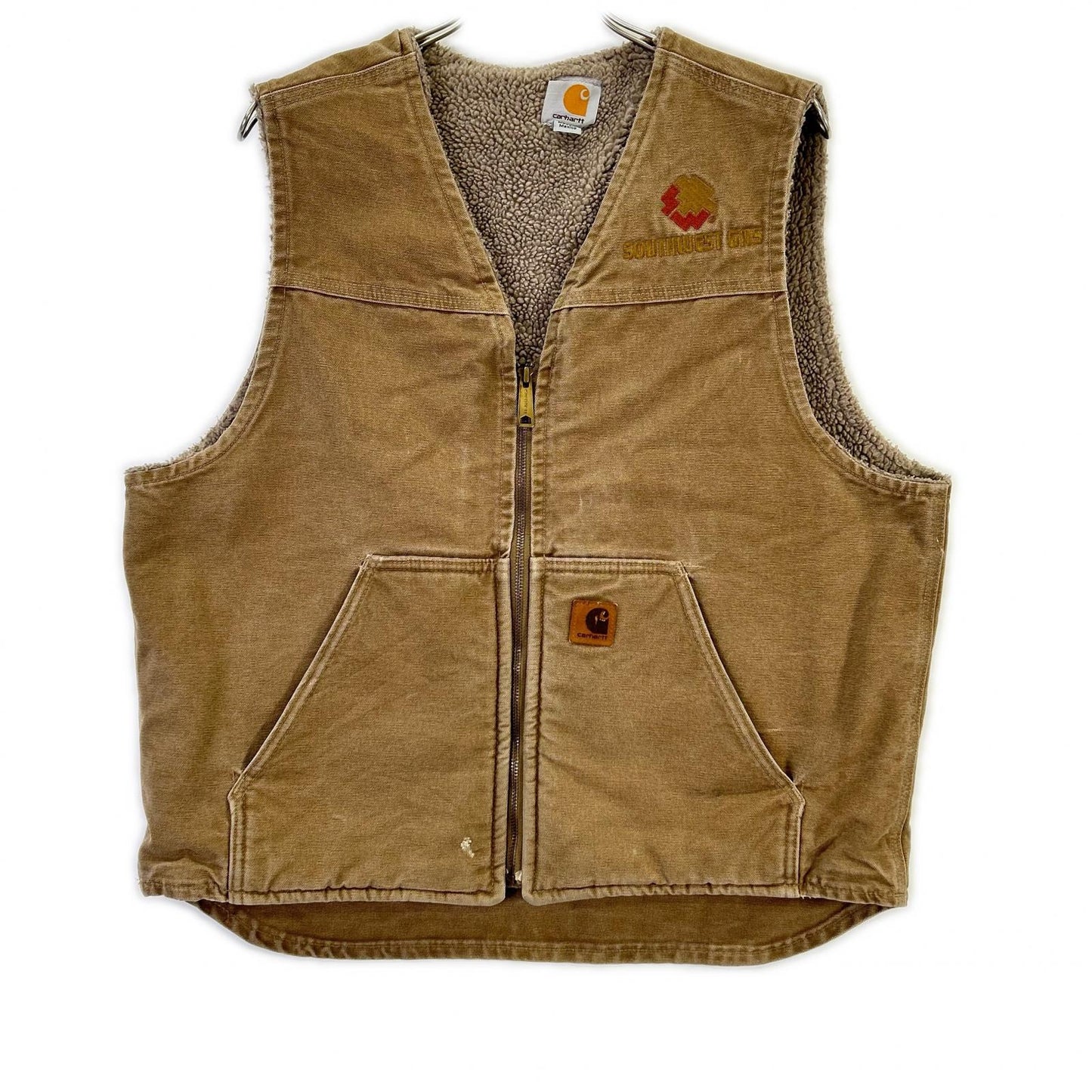carhartt カーハート ブラウン ダック生地 ワークベスト ベスト