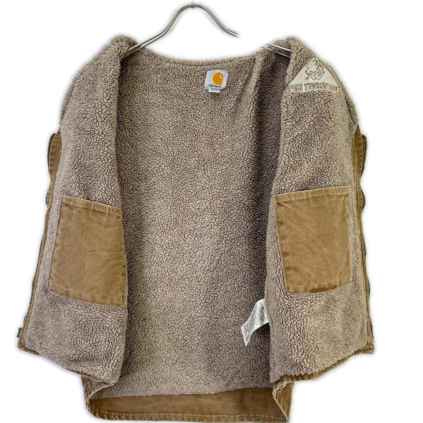 carhartt カーハート ブラウン ダック生地 ワークベスト ベスト