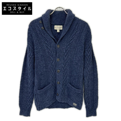 RalphLauren Denim&Supply ラルフローレンデニム&サプライ ネイビー ネコ目釦 インディゴ ショールカラーベスト トップス