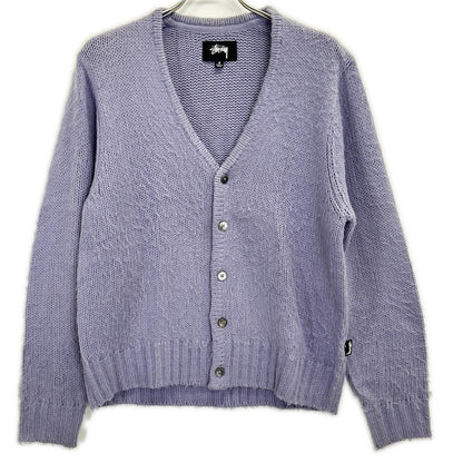 stussy ステューシー 117163 Brushedcardigan ライトパープル トップス