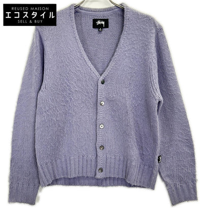 stussy ステューシー 117163 Brushedcardigan ライトパープル トップス