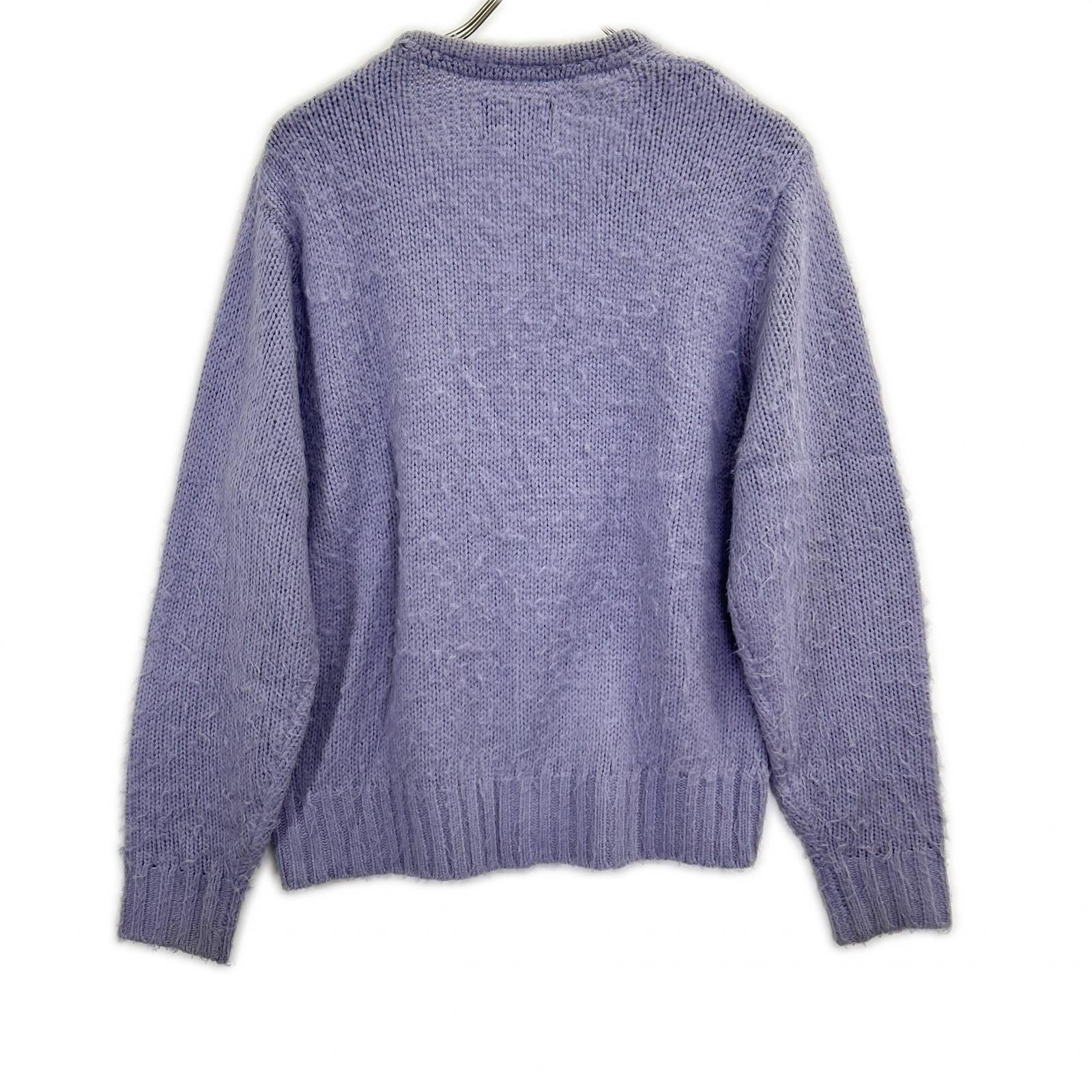 stussy ステューシー 117163 Brushedcardigan ライトパープル トップス