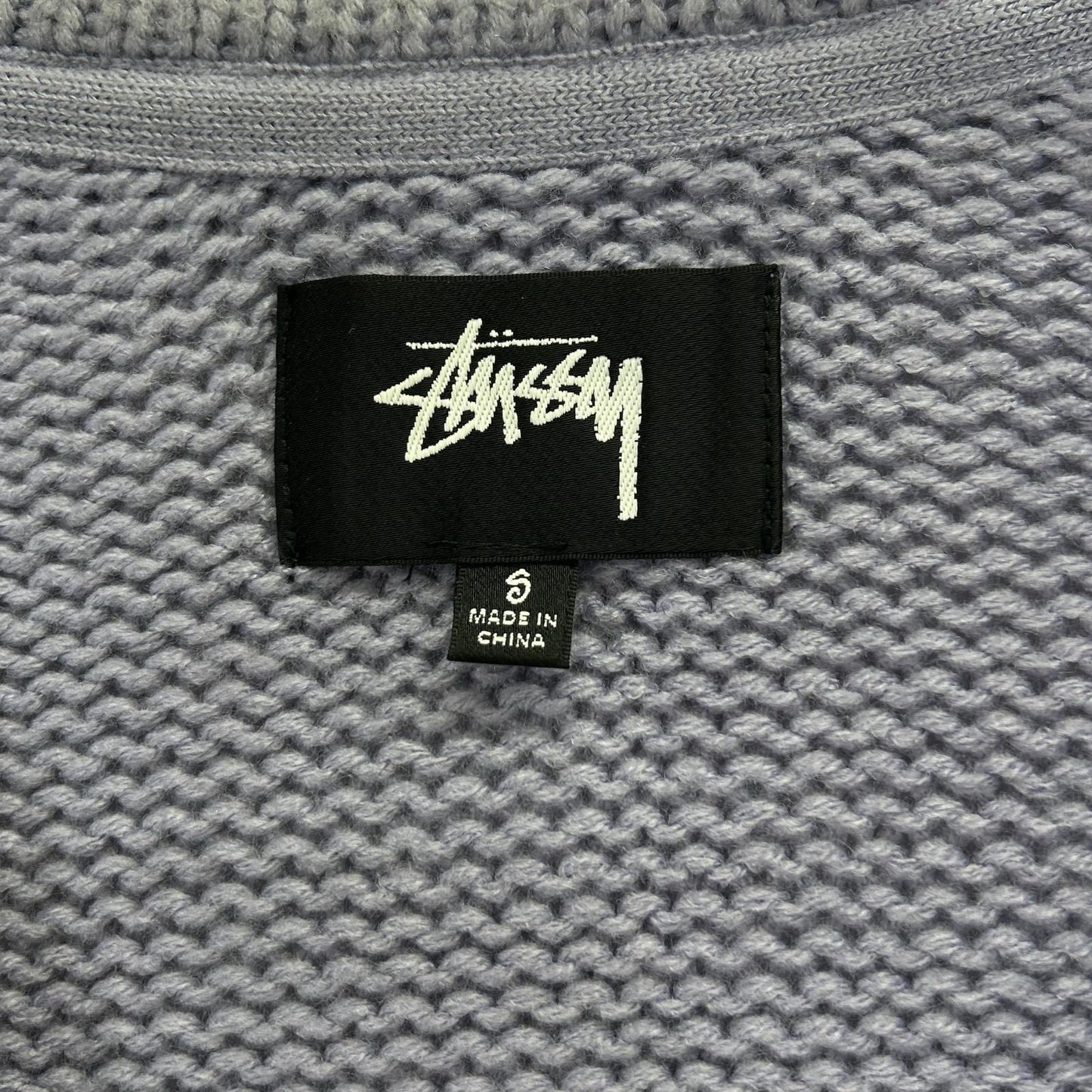 stussy ステューシー 117163 Brushedcardigan ライトパープル トップス
