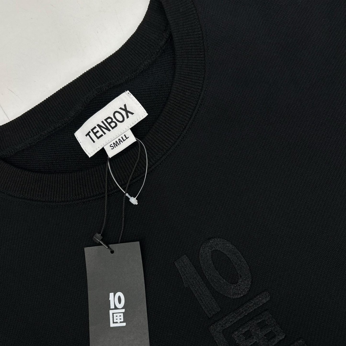 10匣 TENBOX Embroidered Sweatshirt Top S Men's