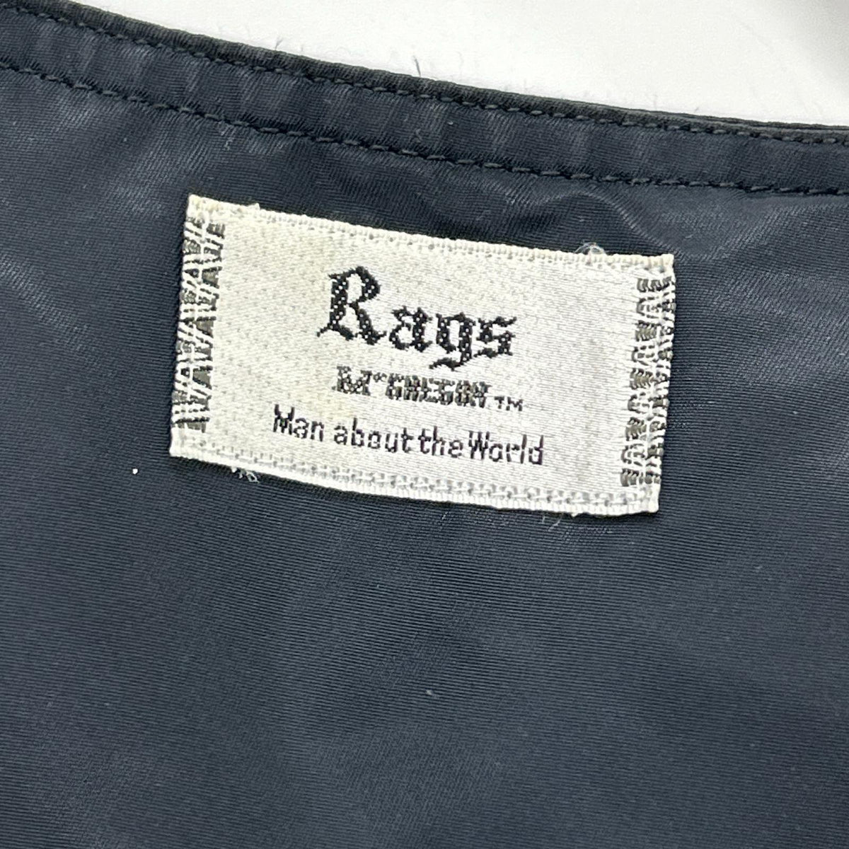 RagsMcGREGOR ラグスマックレガー Black 21136101 Collarless MA-1 Jacket