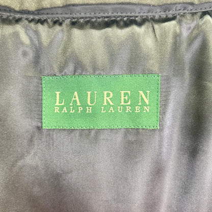 LAUREN RALPH LAUREN 劳伦拉夫劳伦 黑色立领大衣 带腰带 大衣