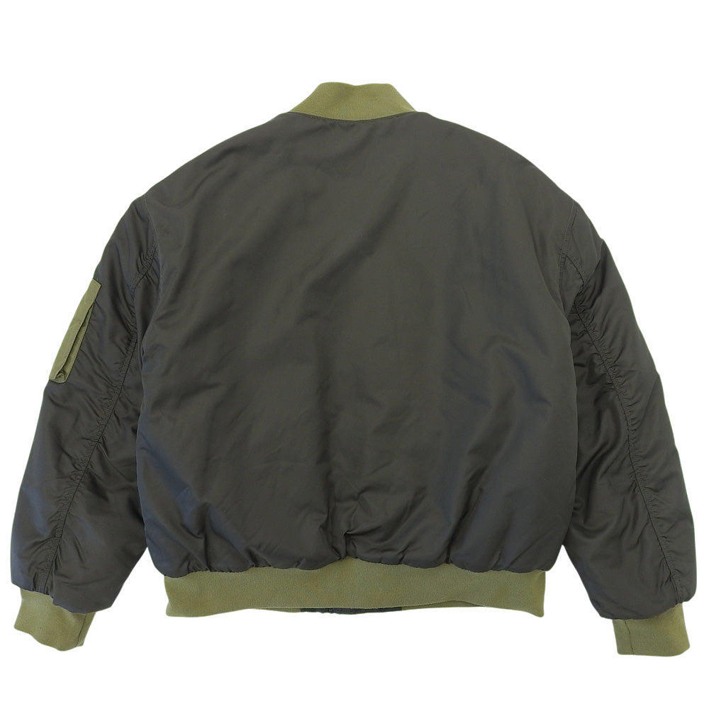 tommy jeans トミージーンズ 切替 リバーシブル MA-1 ジャケット メンズ グリーン オレンジ M ジャケット