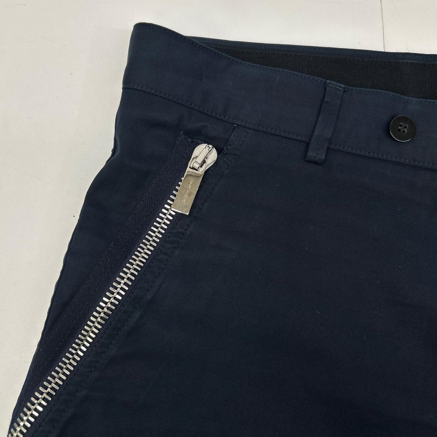 Dior HOMME ディオールオム 763C187E3866 ブラック クロップドパンツ ボトムス