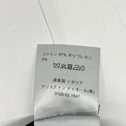 Dior HOMME ディオールオム 763C187E3866 ブラック クロップドパンツ ボトムス