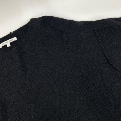 Helmut Lang ヘルムートラング ブラック カシミア混 ボリューム袖 ニット トップス