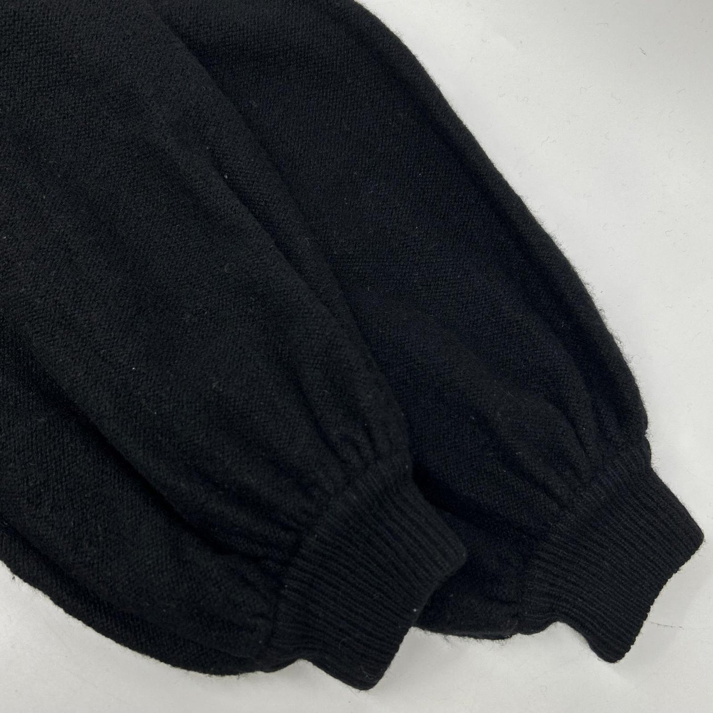 Helmut Lang ヘルムートラング ブラック カシミア混 ボリューム袖 ニット トップス