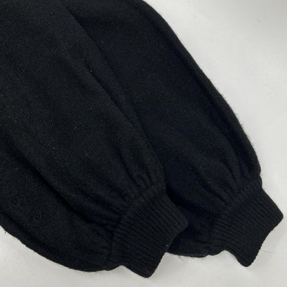 Helmut Lang ヘルムートラング ブラック カシミア混 ボリューム袖 ニット トップス