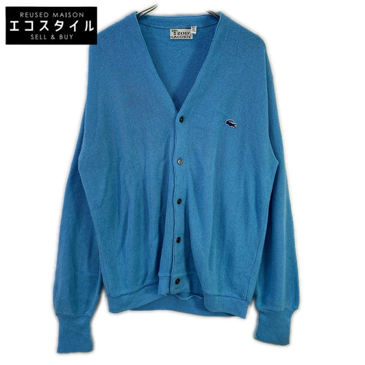 Lacoste ラコステ 70S 糸巻きタグ ブルー カーディガン トップス